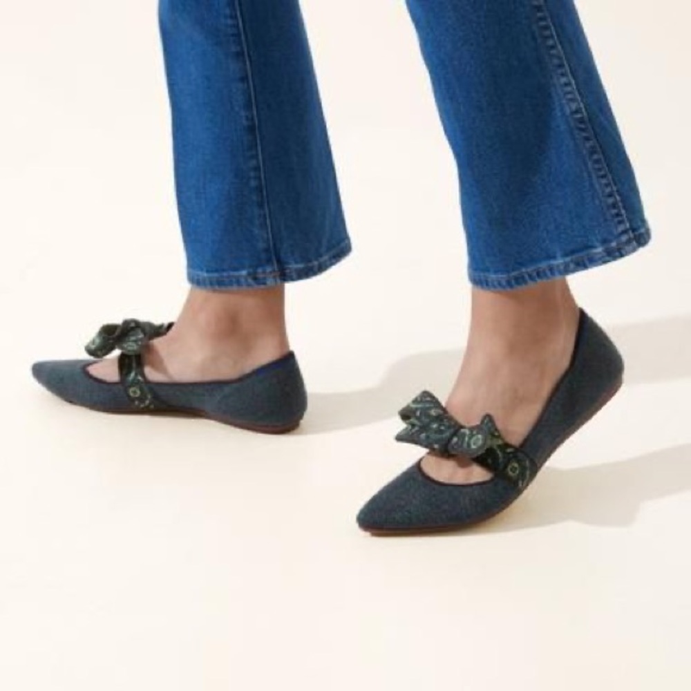 Rothy’s merino forest herringbone Mary Jane | 7.5